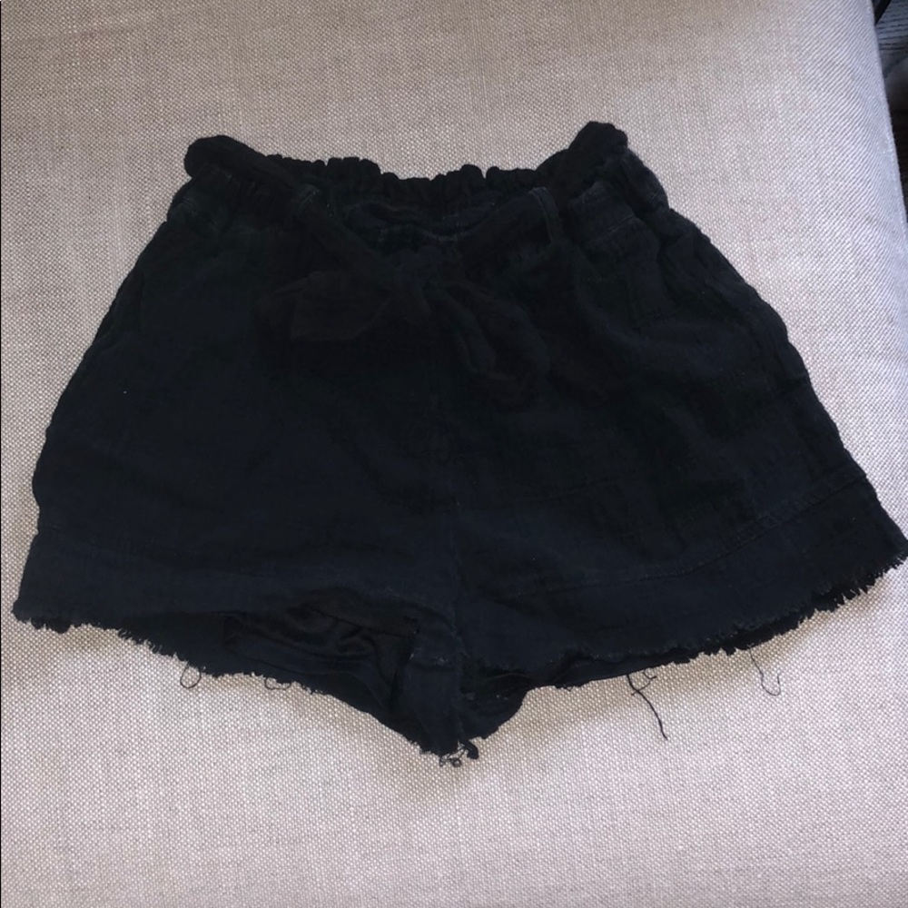 tie up cotton shorts
